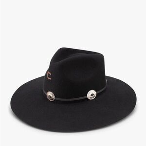 Charlie 1 Horse Traveler‎ Hat Wool Felt Crossover Size S Black